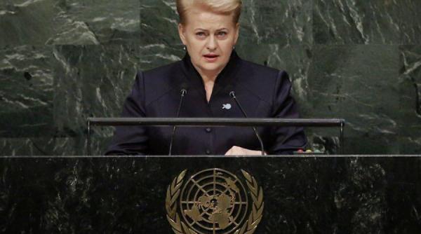 presedinta lituaniei discursul lui putin este unul neostalinist