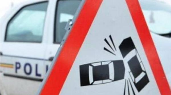 trafic ingreunat pe dn7 din cauza unui accident rutier