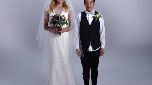 video cum au evoluat rochiile de mireasa in ultimii 100 de ani