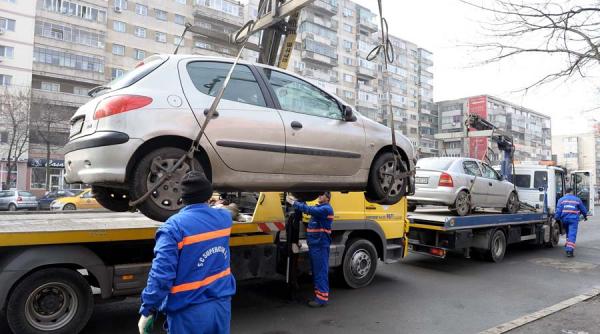 in sectorul 6 al capitalei se face curatenie mai multe masini abandonate au fost ridicate