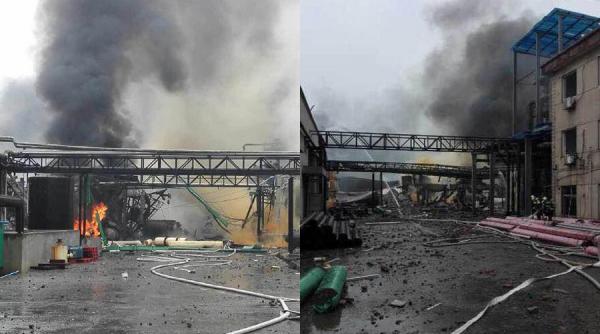 explozie deosebit de puternica intr o uzina chimica din china cel putin 7 raniti