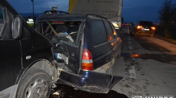 accident rutier pe dn1 carambol intre 5 autovehicule
