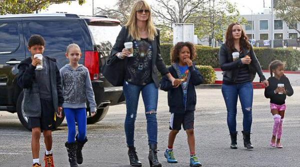 heidi klum dupa divortul de seal sunt si mama si tata pentru copii