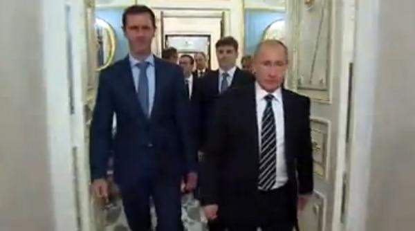 assad vizita la kremlin intalnire cu putin