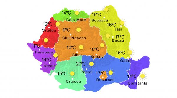prognoza meteo 3 noiembrie cer predominant senin