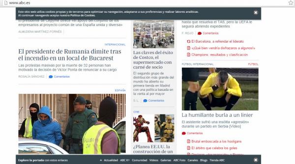 gafa unui cotidian spaniol presedintele romaniei si a dat demisia