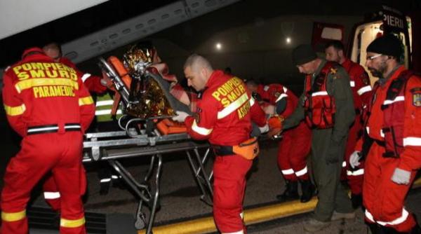 mapn pacienti raniti in incendiul din colectiv transferati duminica in marea britanie si ungaria cu aeronave spartan