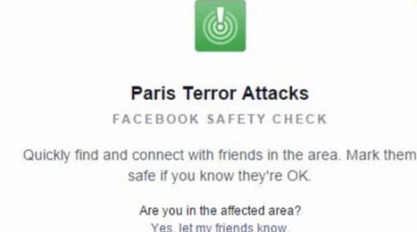 atentate la paris facebook a lansat serviciul safety check prin care utilizatorii pot anunta ca sunt bine