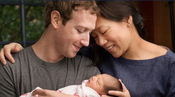 fondatorul facebook mark zuckerberg a devenit tata