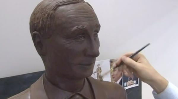 video vladimir putin va avea o statuie de ciocolata la sankt petersburg