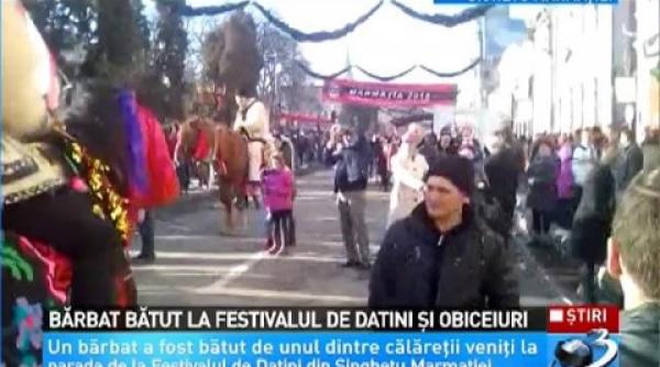 bataie la festivalul de datini si obiceiuri din sighetu marmatiei un barbat a fost ranit