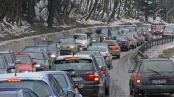infotrafic circulatie ingreunata pe valea prahovei