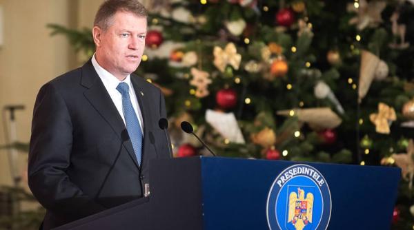 video urarea de anul nou a lui klaus iohannis pentru romani