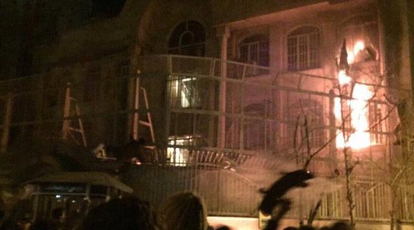 ambasada arabiei saudite a fost atacata la teheran