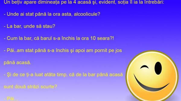 bancul zilei betivul si infrastructura