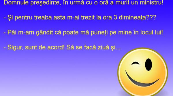 bancul zilei unde dai si unde crapa