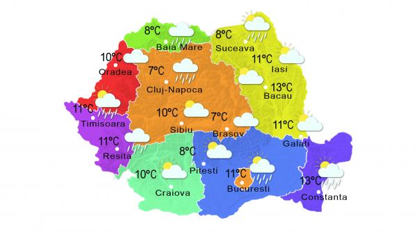 prognoza meteo 14 ianuarie racire usoara