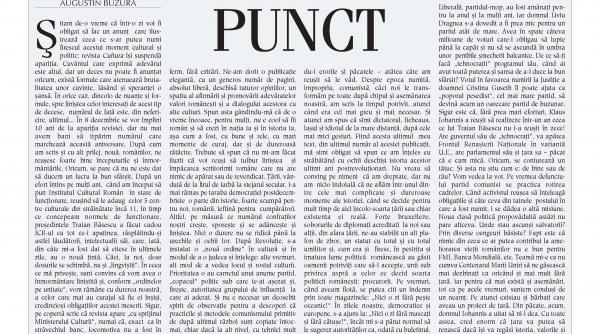 academicianul augustin buzura epitaf la incetarea aparitiei revistei cultura