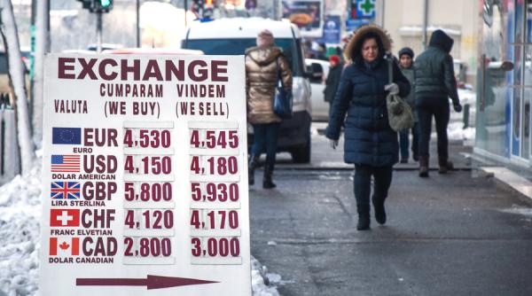 leul s a apreciat joi nesemnificativ in raport cu euro bnr a anuntat un curs de 4 5320 lei euro