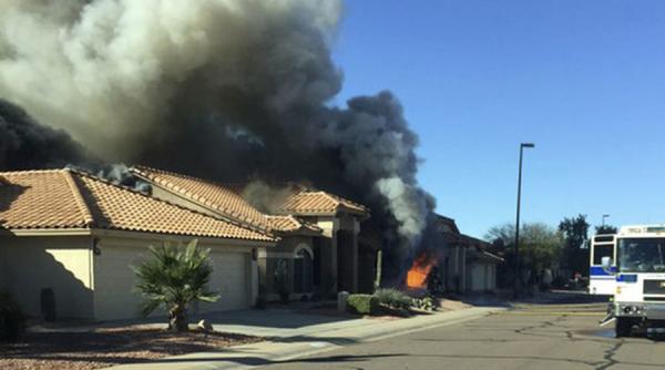 sute de cartuse au explodat intr un incendiu dintr o locuinta din arizona