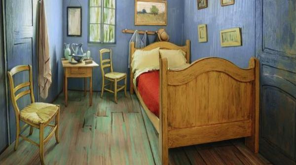 la un muzeu din chicago se poate dormi cu 10 dolari pe noapte in camera lui van gogh