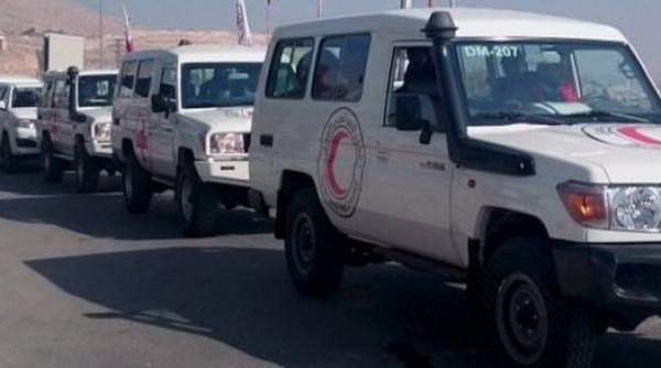 siria o suta de camioane cu ajutoare umanitare pregatite sa porneasca spre orasele asediate