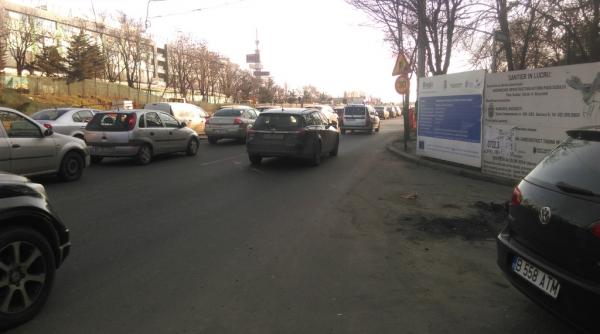 veste proasta de pe santierul pasajului piata sudului se mai inchide o banda de circulatie in zona