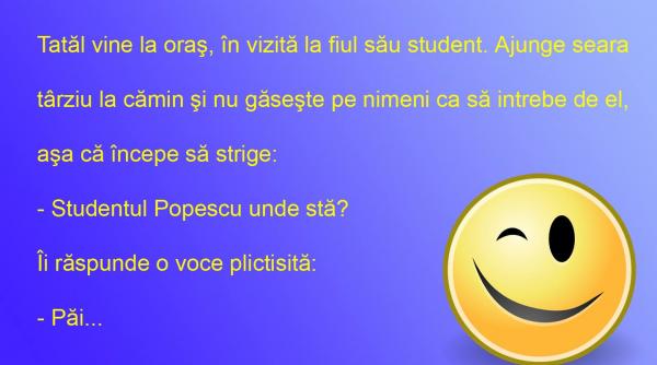 bancul zilei student eminent iminent