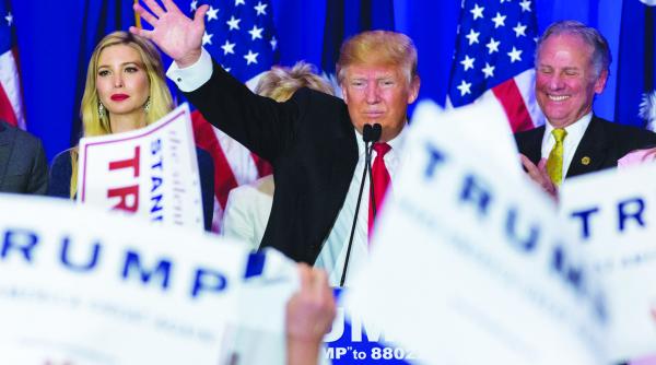 trump lider detasat in cursa pentru washington