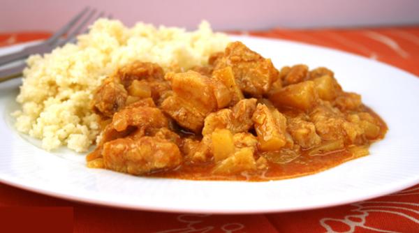 porc curry poriandru si ciuperci o combinatie exotica si aromata