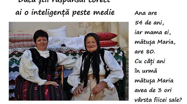 afla daca ai inteligenta peste medie jocul varstelor