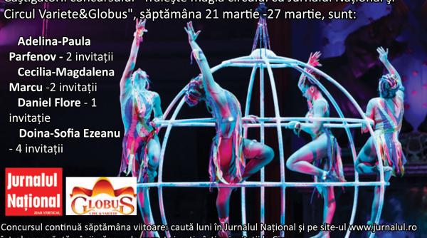 castigatorii concursului traieste magia circului cu jurnalul national si circul variete globus