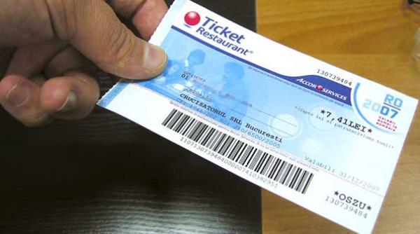 tichetul de masa majorat de la 9 la 13 lei