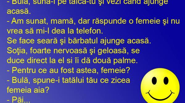 bancul zilei femeia geloasa nu e buna in casa
