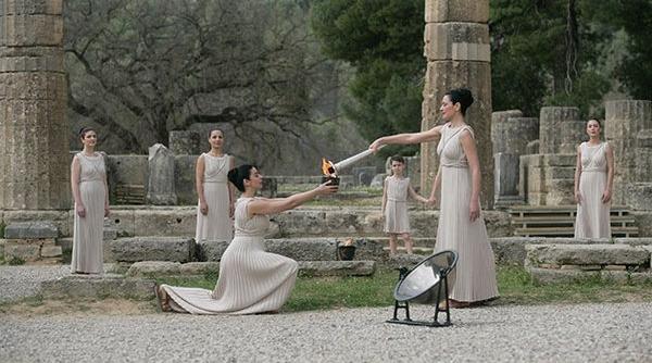 jo rio 2016 flacara olimpica a fost aprinsa