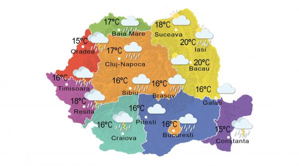 prognoza meteo 25 aprilie vreme rece si instabila