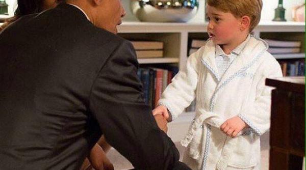 halatul de casa purtat de micul print george la intalnirea cu presedintele obama epuizat din magazine