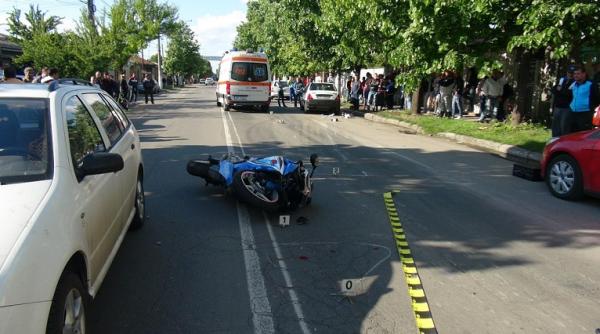 braila motociclist accidentat mortal dupa ce a intrat in masina care circula in fata sa