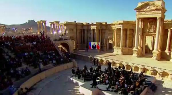 concert in amfteatrul de la palmyra un gest simbolic al rusilor in memoria victimelor razboiului sirian