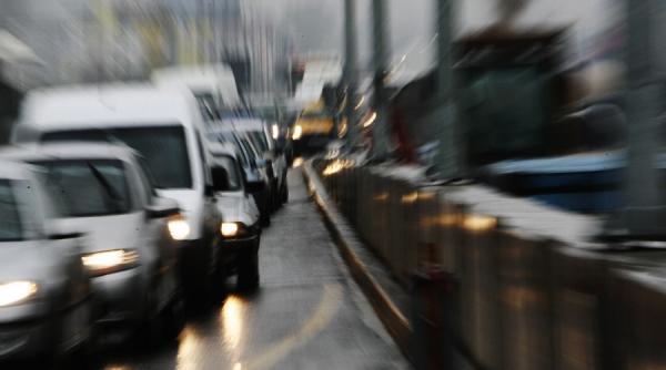 trafic ingreunat pe dn1 din cauza conditiilor meteo