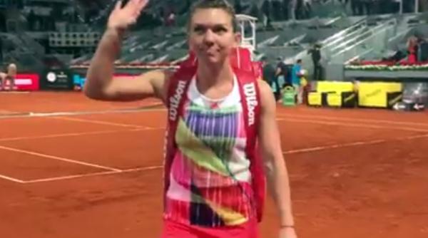 video halep a facut cinste cu bere ziaristilor care acopera turneul de la madrid wta