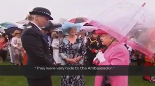 o camera indiscreta a surpins o discutie privata a reginei marii britanii au fost foarte nepoliticosi