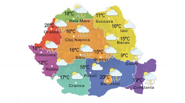 prognoza meteo 16 mai 2016 temperaturi in scadere