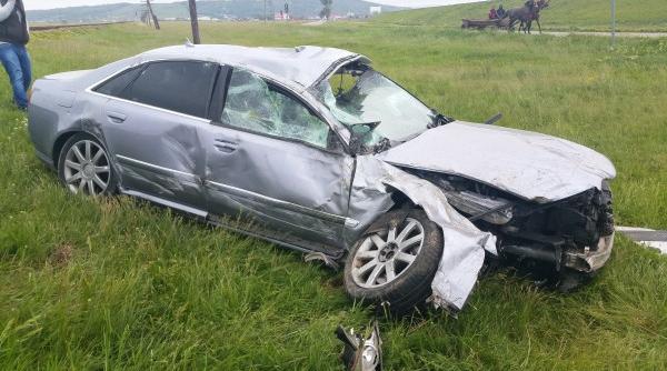 la doar 3 zile dupa ce si a luat un bolid de lux a zburat cu el in decor