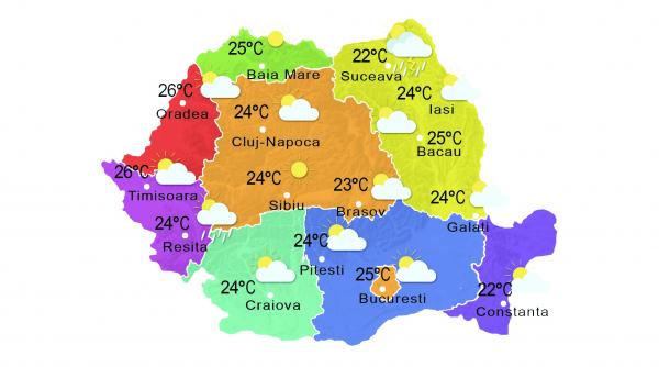 prognoza meteo 23 mai