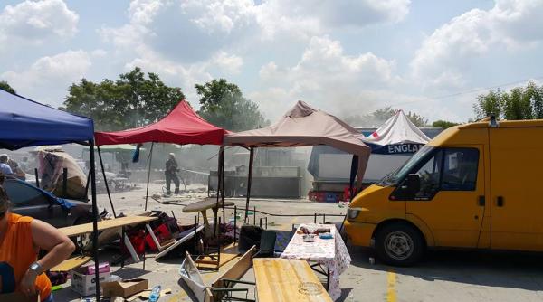 politia capitalei 12 persoane ar fi suferit arsuri in urma exploziei de la valea cascadelor