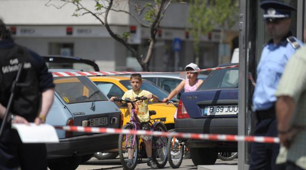 tentativa esuata de jaf la o banca din capitala