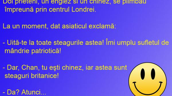 bancul zilei un chinez se simte la londra ca acasa