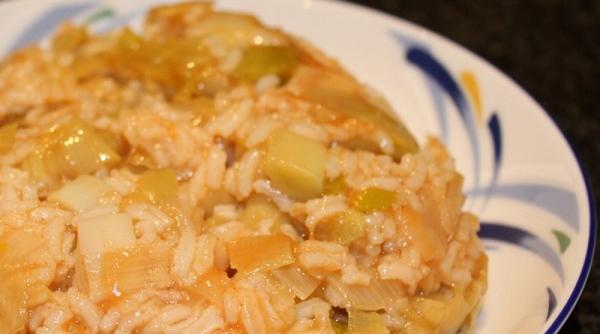 reteta zilei pilaf cu praz ca in satele dobrogene