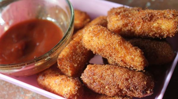 chiftelute de orez cu salata